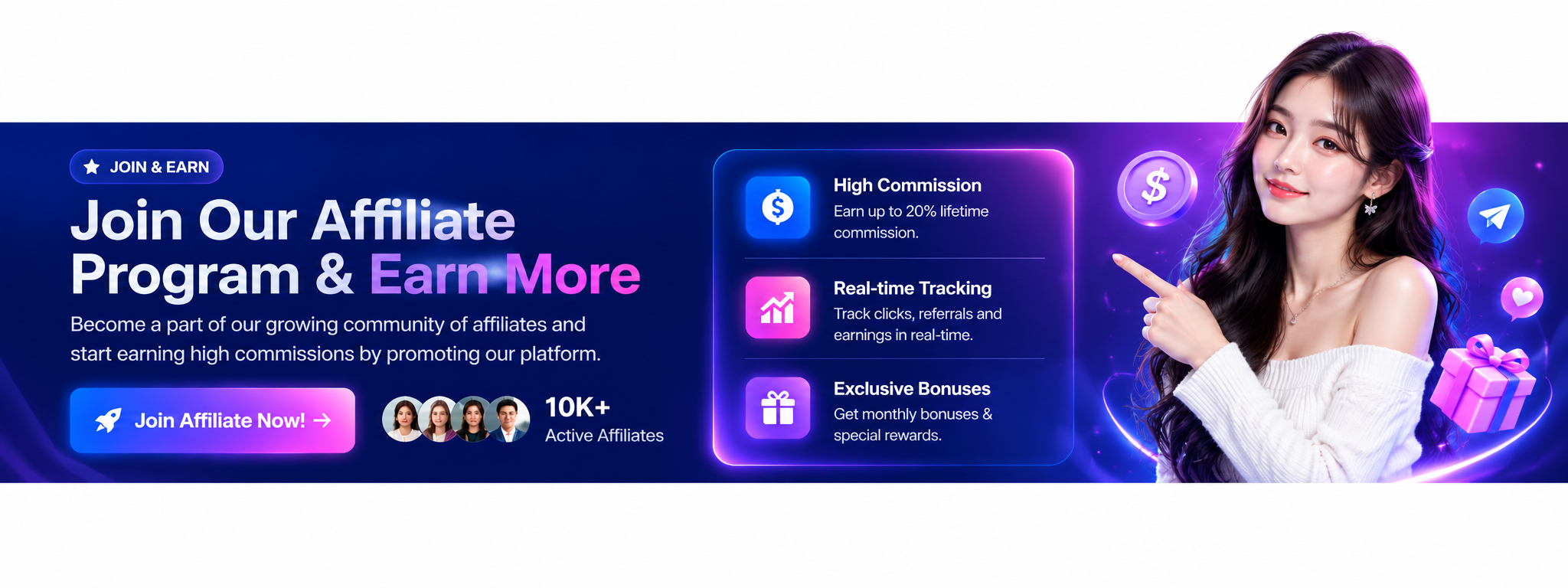 AccountLover promotional slider